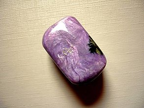 Minerály - Troml. kámen – čaroit 29 mm, č.1f - 14984691_