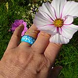 Prstene - Kvetinový prsteň - 14985880_