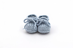 Detské topánky - Bledomodré tenisky zimné MERINO - 14986867_