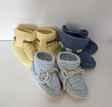 Detské topánky - Bavlnené papučky s hračkou - 14986088_