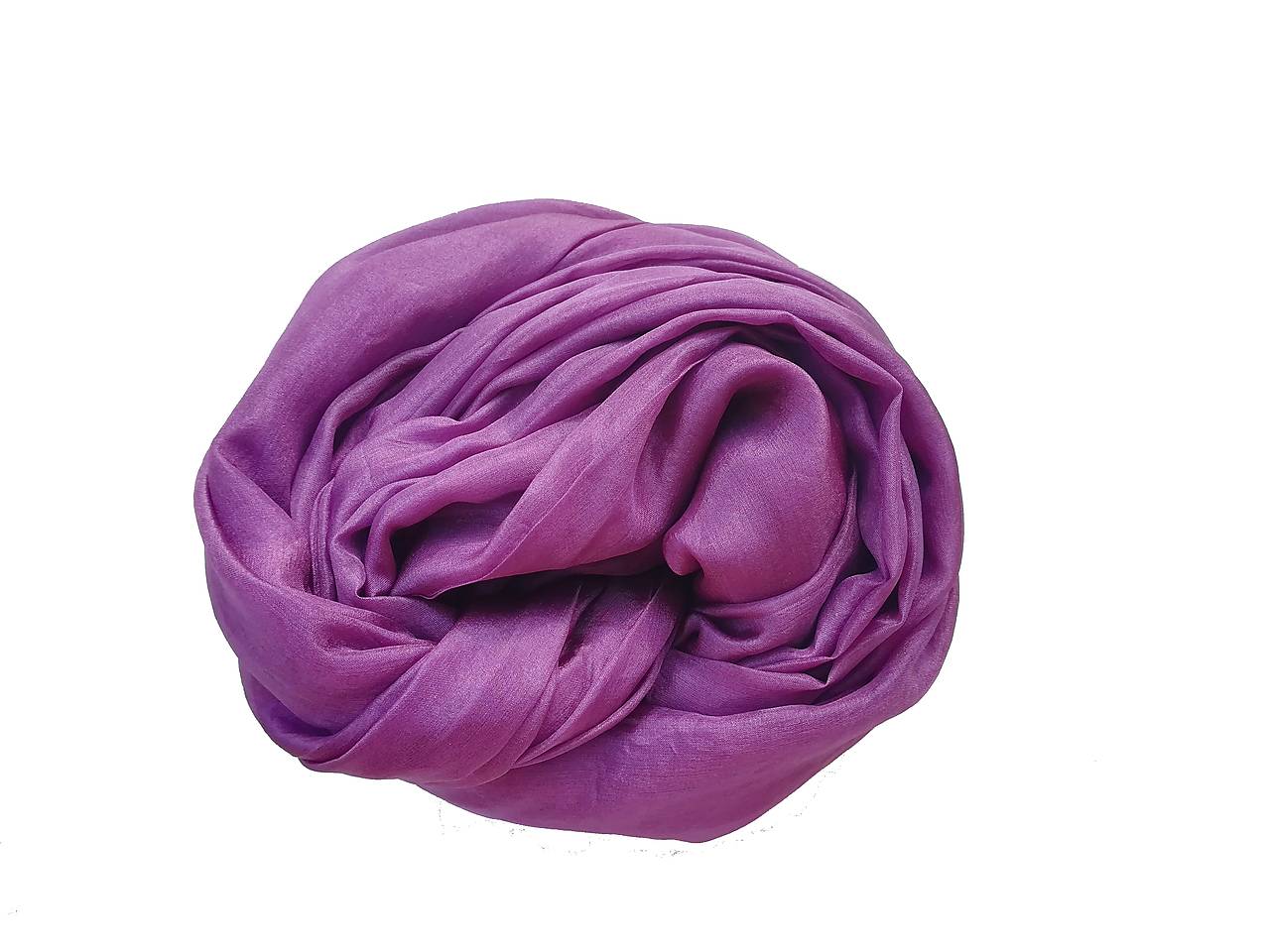 "lilac" hodvábny šál (pléd, štóla)skladom