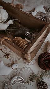 Dekorácie - Vianočné húsky (Biela) - 14987366_