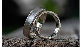 Prstene - Obrúčky potajme tepané - 14993616_