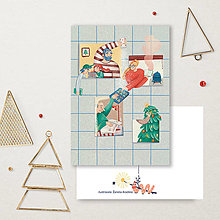 Papiernictvo - Vianočná pohľadnica - Susedské Vianoce - 14991925_