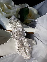 Opasky - Svadobný opasok Rosehip Flower - 14992694_