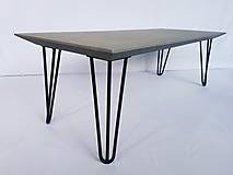 Nábytok - Konferenčný stolík Stone Grey (slim) - 14991716_