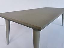 Nábytok - Konferenčný stôl Stone Grey (slim) - 14991843_