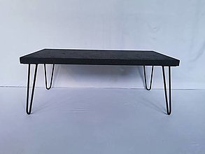 Nábytok - Konferenčný stolík Jet Black (small) - 14991816_