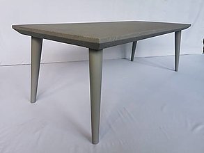 Nábytok - Konferenčný stôl Stone Grey (slim) - 14991842_