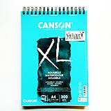 Papier - Skicár CANSON XL Aquarelle, 300g/m2, A4, 30 listov, krúžková väzba - 14995773_