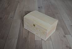 Polotovary - drevený kufor/truhlica - 14996830_