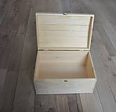 Polotovary - drevený kufor/truhlica - 14996832_