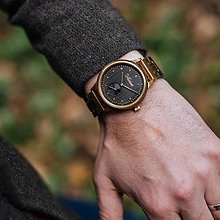 Náramky - Pánske drevené hodinky Mystik - 14994259_