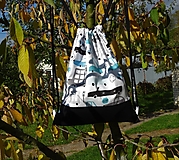 Detské tašky - Batoh "Autá", čierny, vel. XS - 14997689_