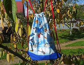 Detské tašky - Batoh "Lietadlá", vel. S (Modrá) - 14997649_