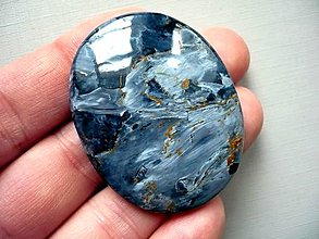 Minerály - Kabošon - pietersit 49 mm, č.20f - 14997617_