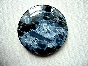 Minerály - Kabošon - pietersit 36 mm, č.21f - 14997627_