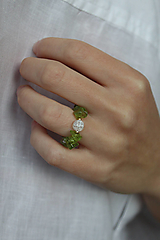 Prstene - prsteň-olivín - 14995449_
