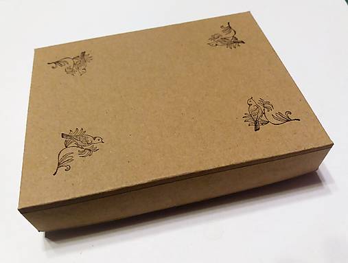 Obalový materiál - Eko krabička 13x9x2,5cm (čistá - bez pečiatky) - 14998332_