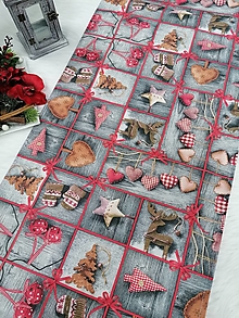 Úžitkový textil - Štóla  (Vianočná štóla 45 x 190 cm) - 15000514_