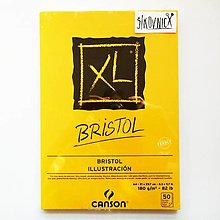 Papier - Skicár CANSON XL Bristol, 180g/m2, A4, 50 listov - 14998375_