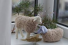 Dekorácie - Vianočné ovečky - 14999202_