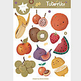 Úložné priestory & Organizácia - Tutifruti- Fruiti stickers - 14999654_