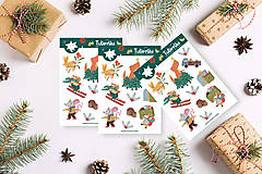 Papier - Tutifruti- Christmas stickers - 14999691_
