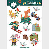 Papier - Tutifruti- Christmas stickers - 14999707_
