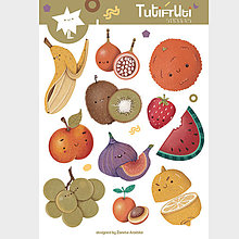 Papier - Tutifruti- Fruiti stickers - 14999654_