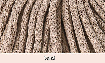 Úložné priestory & Organizácia - Mini hranatý háčkovaný košík  (Sand) - 14997958_