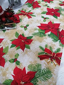 Úžitkový textil - Štóla  (Vianočná ruža II 48 x 109 cm) - 15001149_