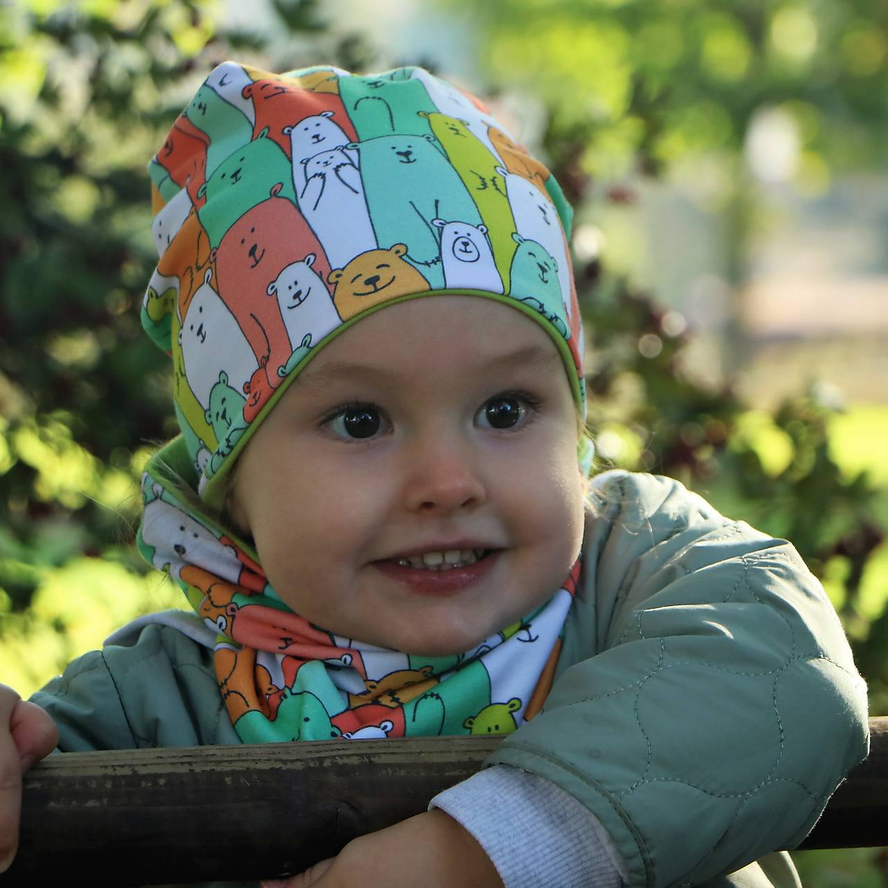 Mackovia úpletová čiapka, nákrčník alebo set