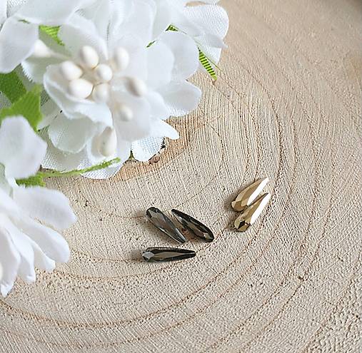 Iný materiál - Nalepovacie kamienky 3x10mm - 15000919_