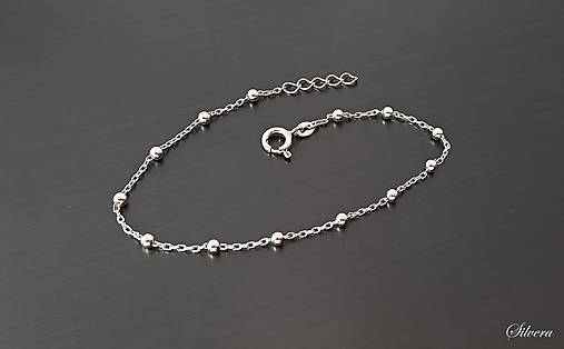 Náramky - Strieborný 925 náramok Marbles - 15003570_