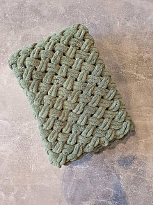 Detský textil - Puffy deka eukalyptus - 15000952_