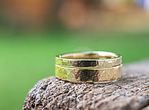 Prstene - Obrúčky kladivom požehnané - 15008216_