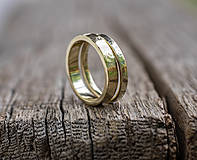Prstene - Obrúčky kladivom požehnané - 15008217_