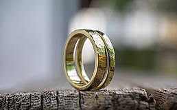 Prstene - Obrúčky kladivom požehnané - 15008222_