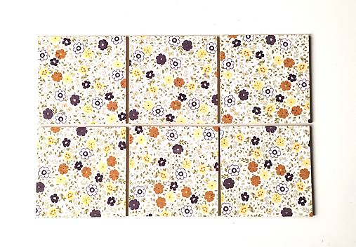 Príbory, varešky, pomôcky - Podložka pod pohár 6 ks - 15005215_