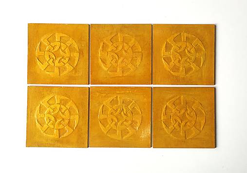 Príbory, varešky, pomôcky - Podložka pod pohár 6 ks - 15005278_