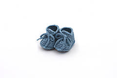 Detské topánky - Modré tenisky zimné MERINO - 15006410_