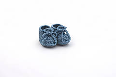 Detské topánky - Modré tenisky zimné MERINO - 15006412_