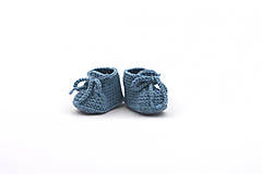 Detské topánky - Modré tenisky zimné MERINO - 15006415_