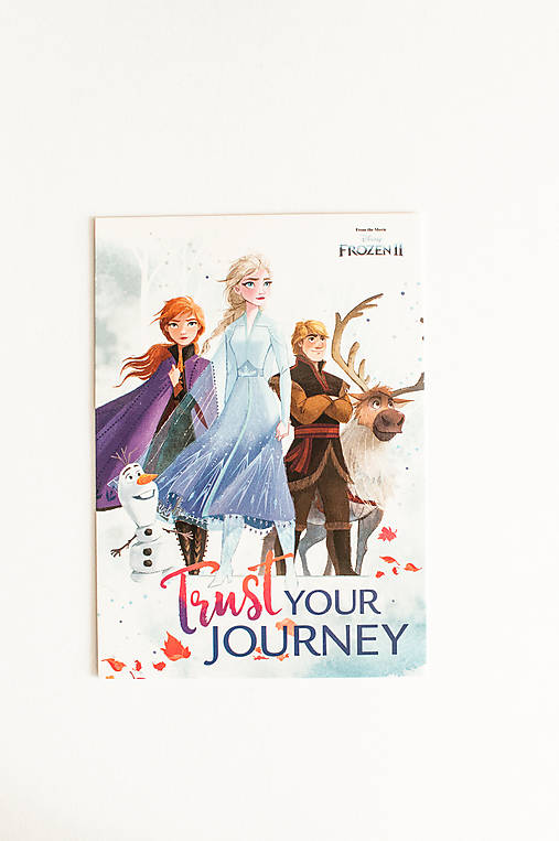 Papier - Pohľadnica "Frozen- Trust Your Journey" - 15008213_