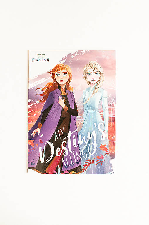 Papier - Pohľadnica "Frozen- My Destiny´s calling" - 15008225_