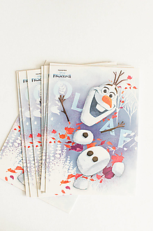 Papier - Pohľadnica "Frozen- Olaf" - 15008228_
