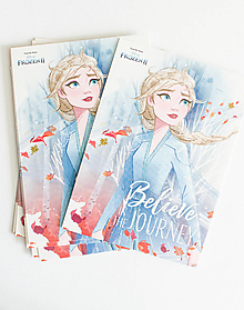 Papier - Pohľadnica "Frozen- Believe in The Journey"" - 15008250_
