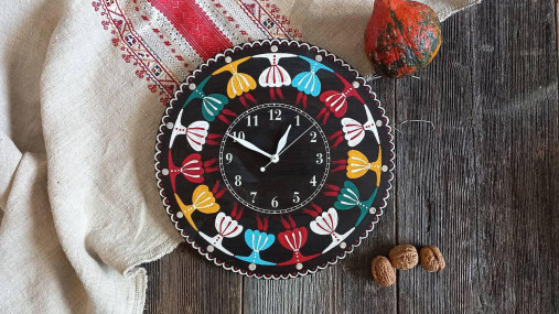 Hodiny - Hodiny Pozdišovce - tmavohnedé - 15007744_