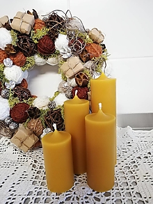 Svietidlá a sviečky - Adventné sviečky hladké - 15006557_